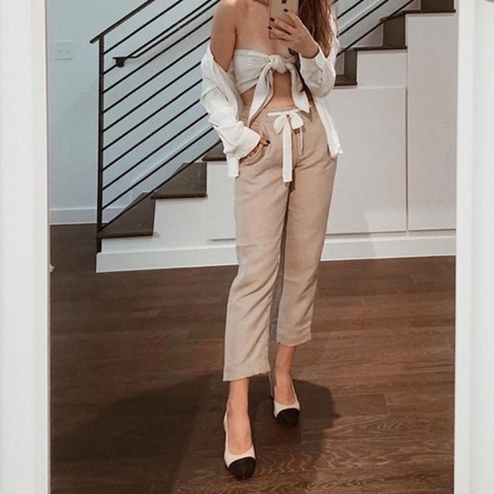 Aritzia Wilfred Allant Pants - Sz 0 Blush Pink